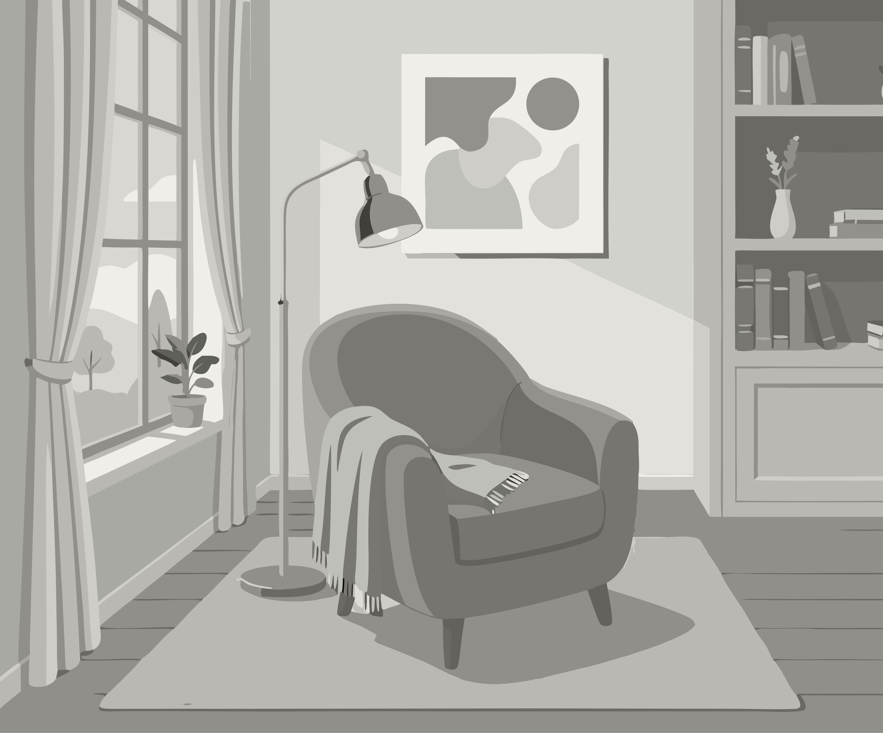 Chambre Simple avec Toilettes et Douche Communes